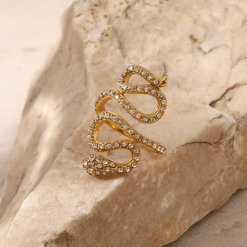 Stefania Snake Ring